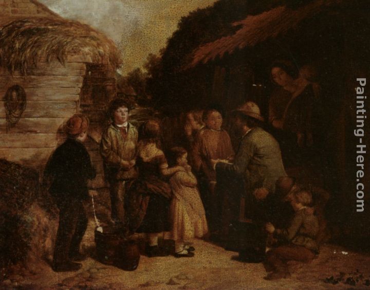 William Hemsley Gathering Round Painting